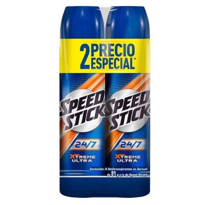Desodorante Speed Stick en Aerosol Pack X2 150 ML Desodorante Speed Stick en Aerosol Pack X2 150 ML