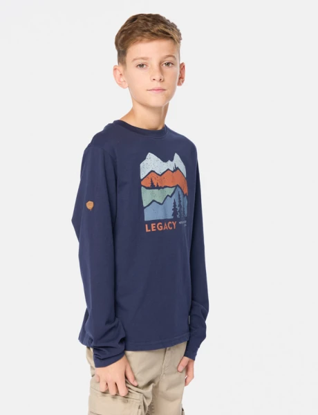 REMERA ESTAMPADA Azul