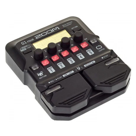 Pedal Multiefectos Zoom G1 Four Guitarra Pedal Multiefectos Zoom G1 Four Guitarra
