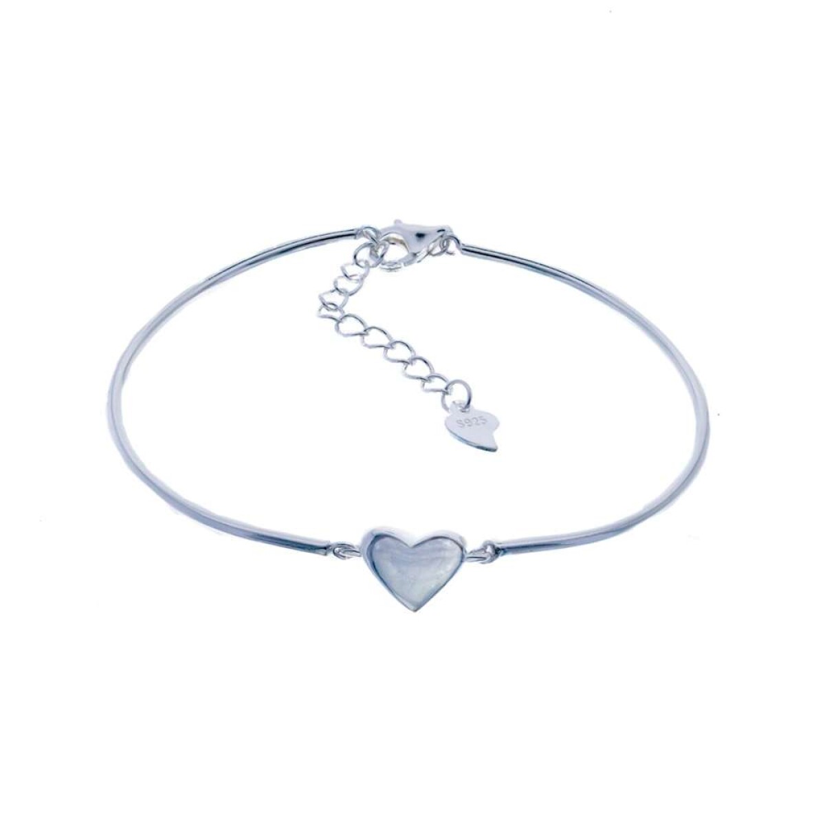 Pulsera De Plata 925 - Corazon 