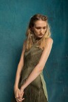 Rombo Raphia Skirt Verde Musgo