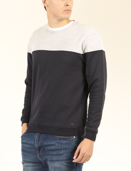 470916 SWEATER HARRY Azul Osc/gris