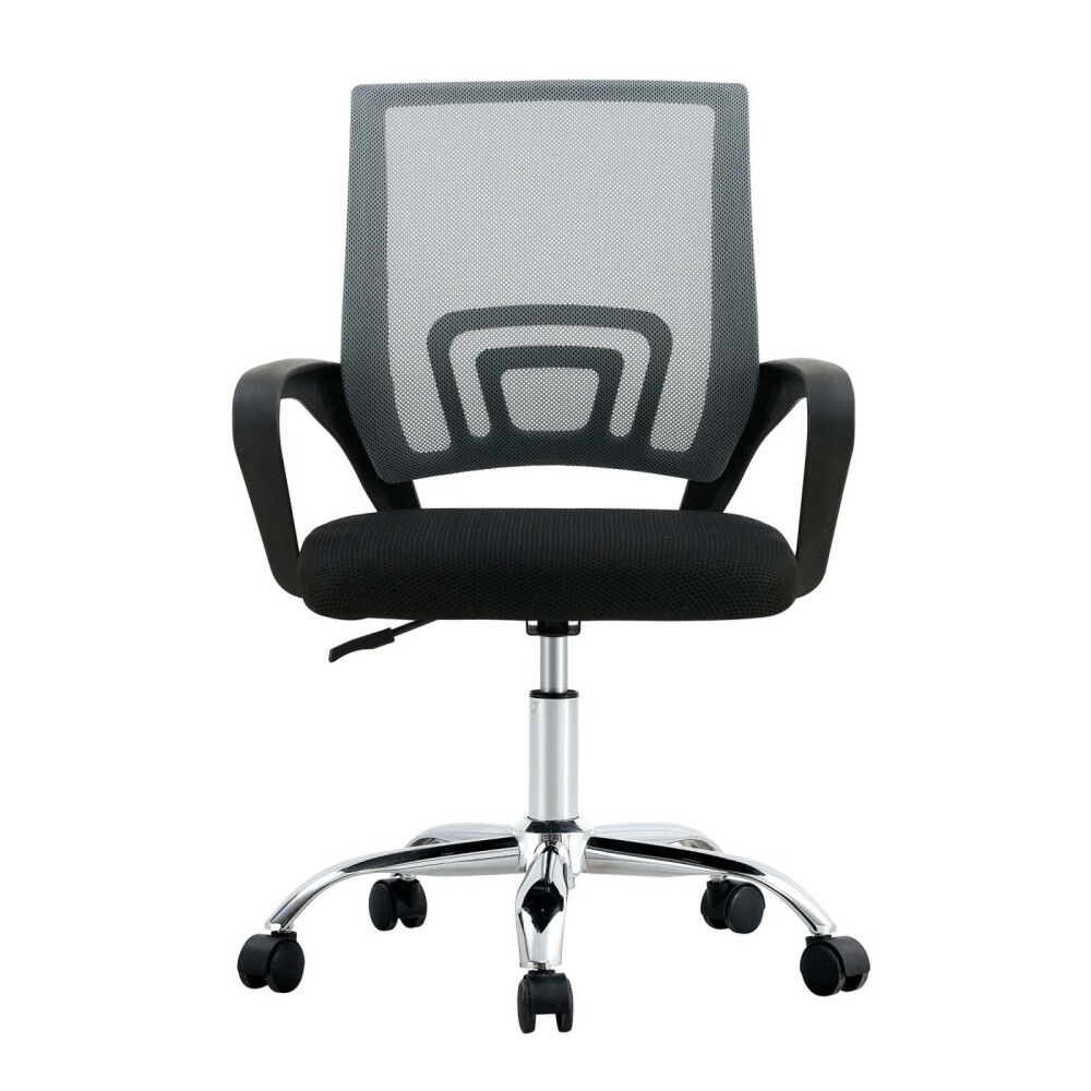 SILLA DE ESCRITORIO MALLA GRIS HY-520P