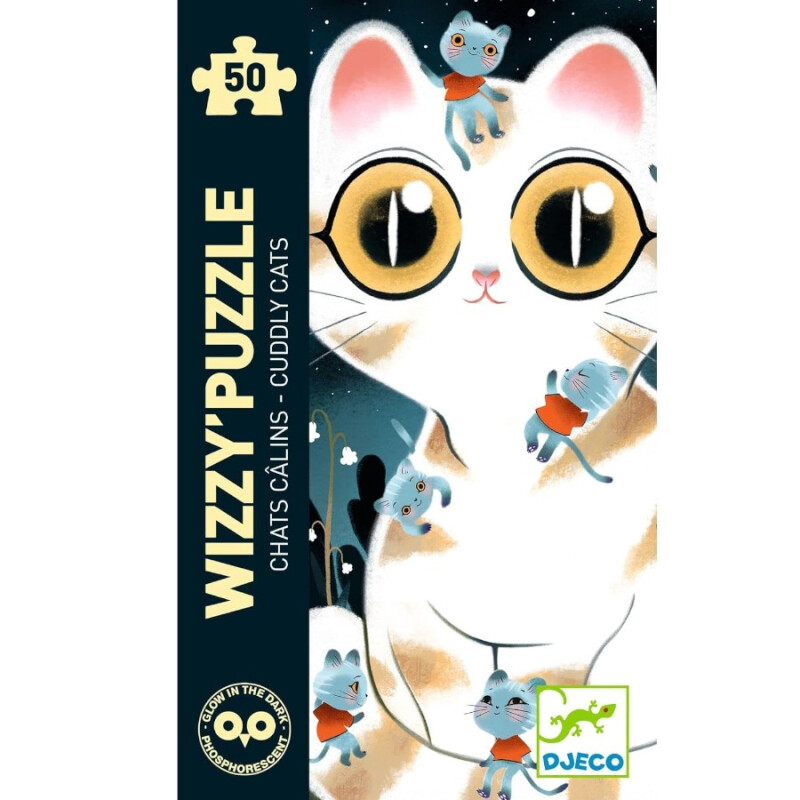 Puzzle Fosforescente De Gato 50 Piezas Djeco Puzzle Fosforescente De Gato 50 Piezas Djeco
