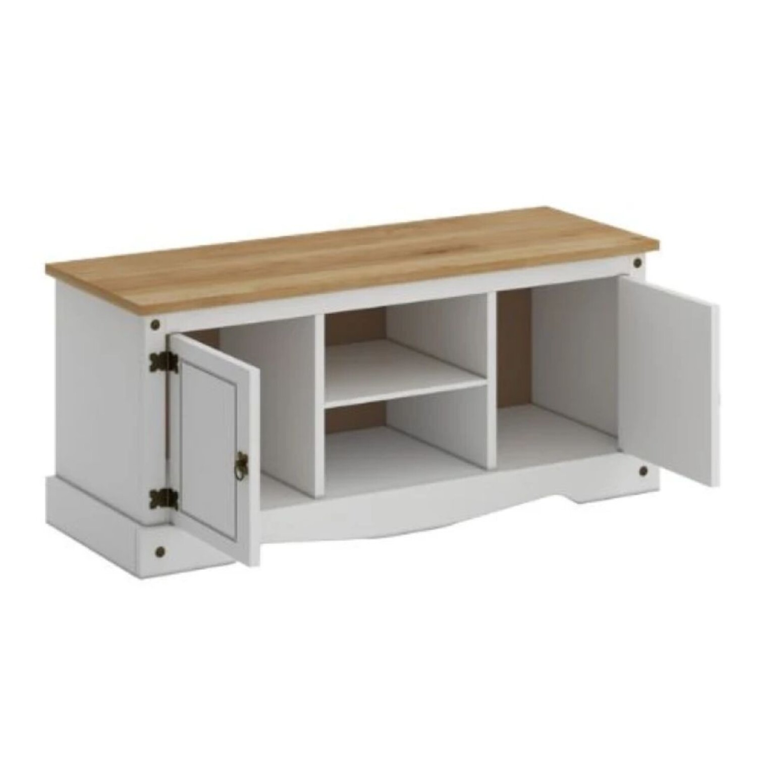 Mexican Cash Racks Rack 2 Puertas Línea Mexicana Blanco — Brillante