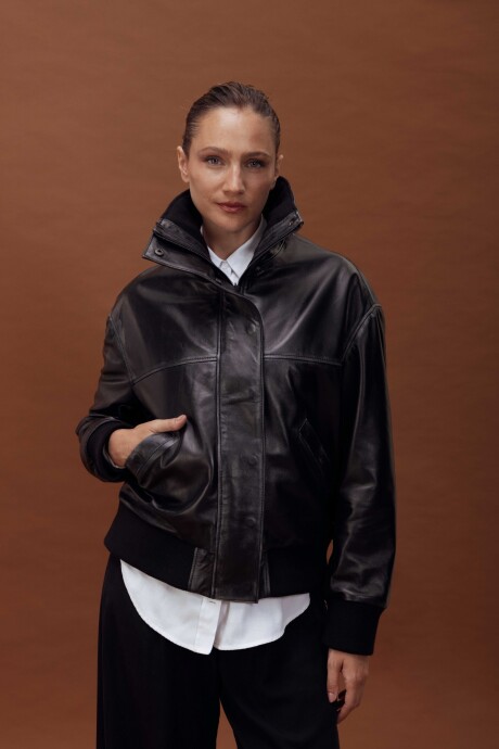 TORINO FW26 CHAQUETA NEGRO GASTADO