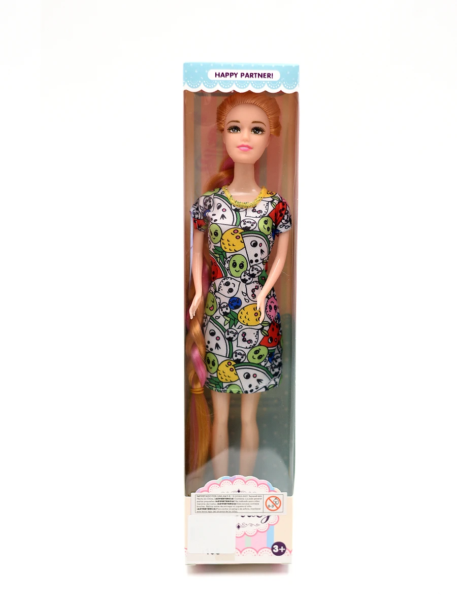 MUÑECA CON TRENZA DISEÑOS - VERD ESMERALDA 