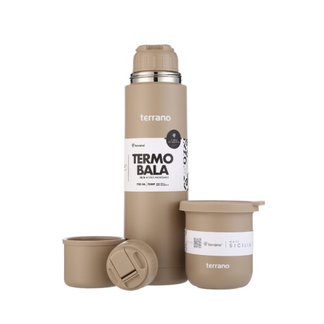 kit termo 750ml bala + mate sicilia arena 001