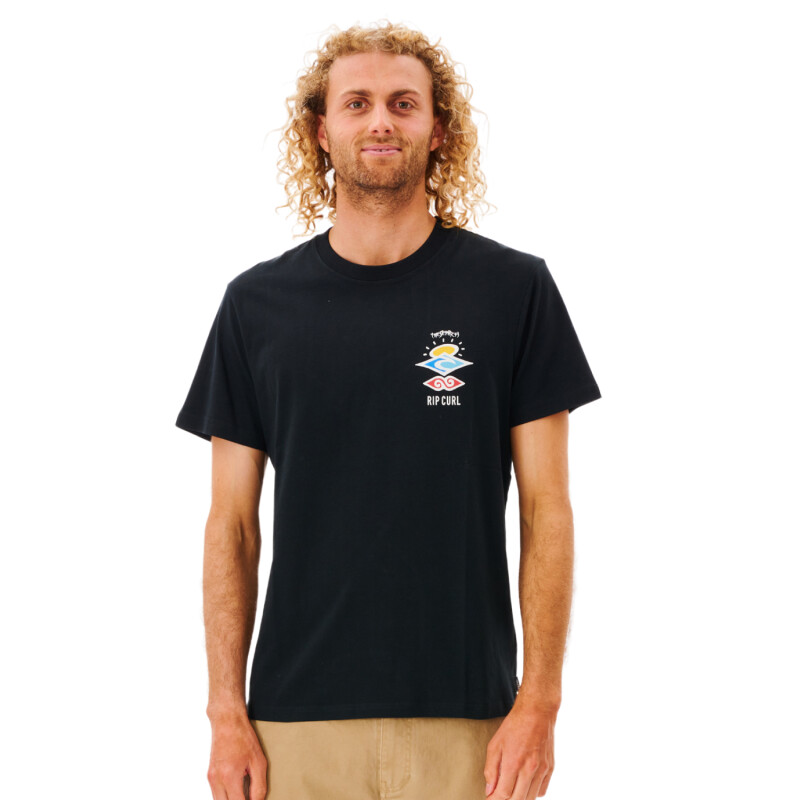 Remera Rip Curl Search Icon - Negro Remera Rip Curl Search Icon - Negro
