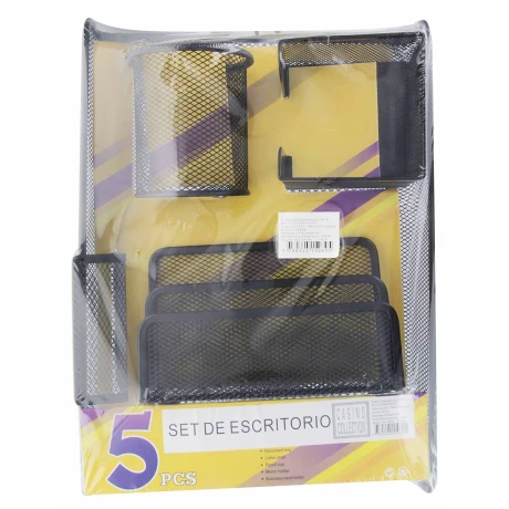 ORGANIZADOR ESCRITORIO SET X5PCS ORGANIZADOR ESCRITORIO SET X5PCS