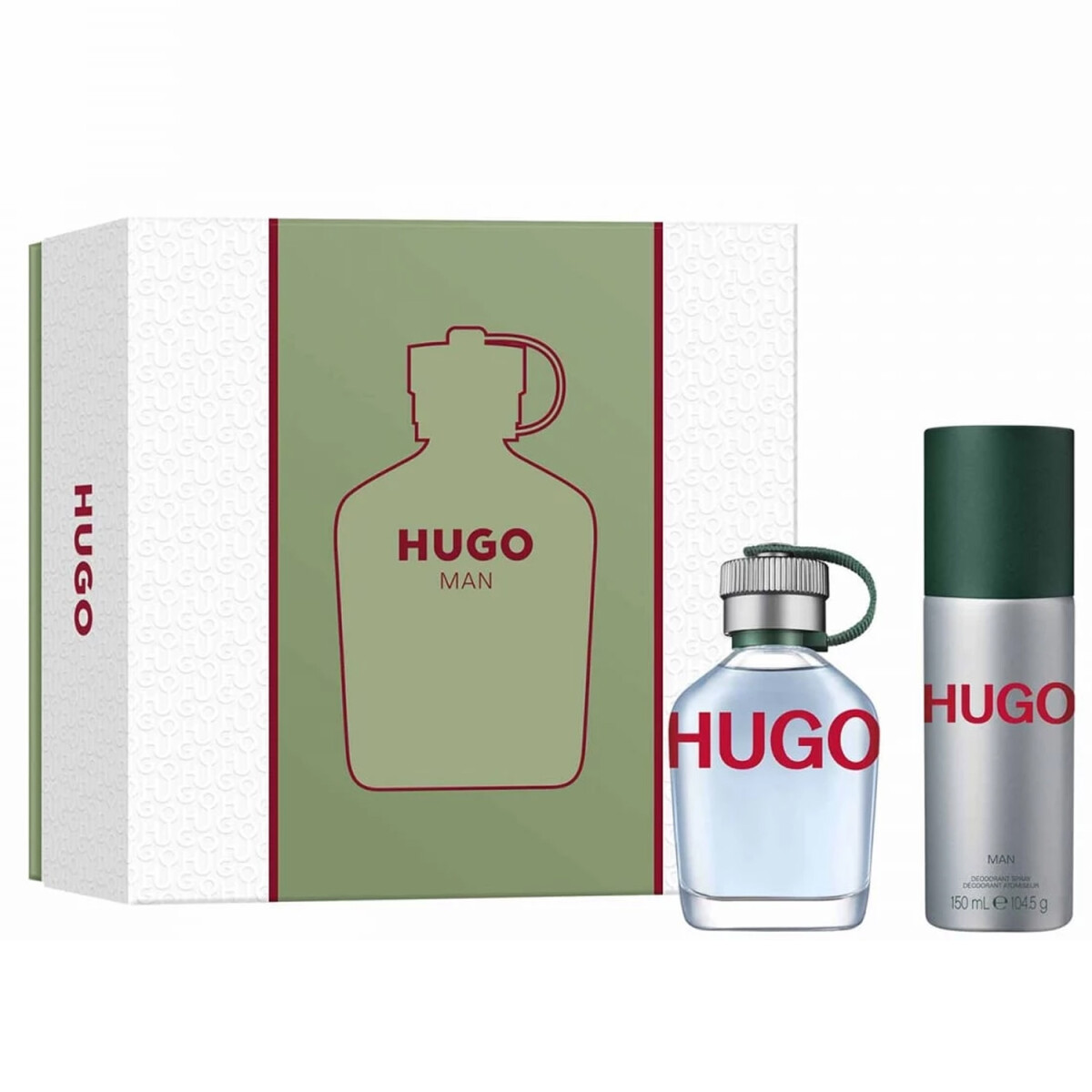 Set Perfume Hugo Boss Hugo Man EDT 75ml + Desodorante Original 