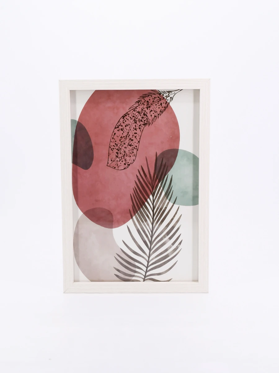 CUADRO FEATHERS - MADERA 