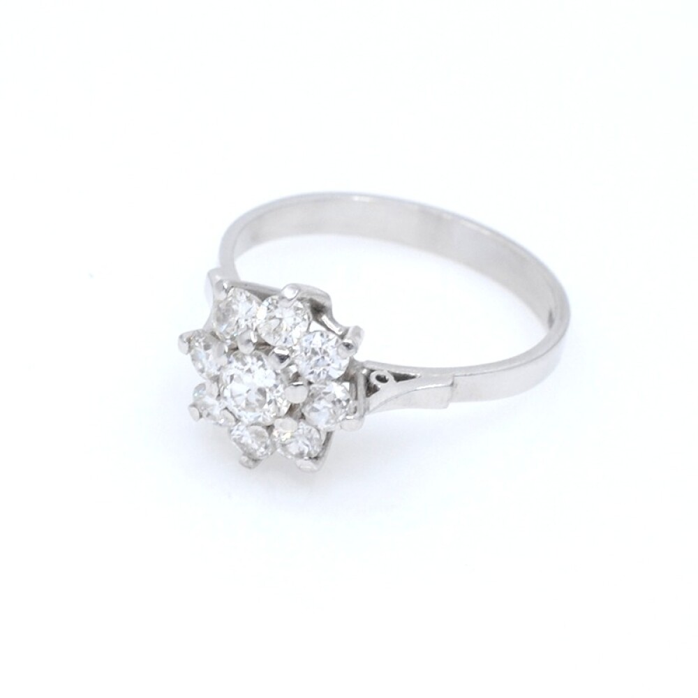 Anillo Oro Blanco 18K Y Brillantes Anillo Oro Blanco 18K Y Brillantes