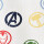 Body manga corta Avengers Blanco