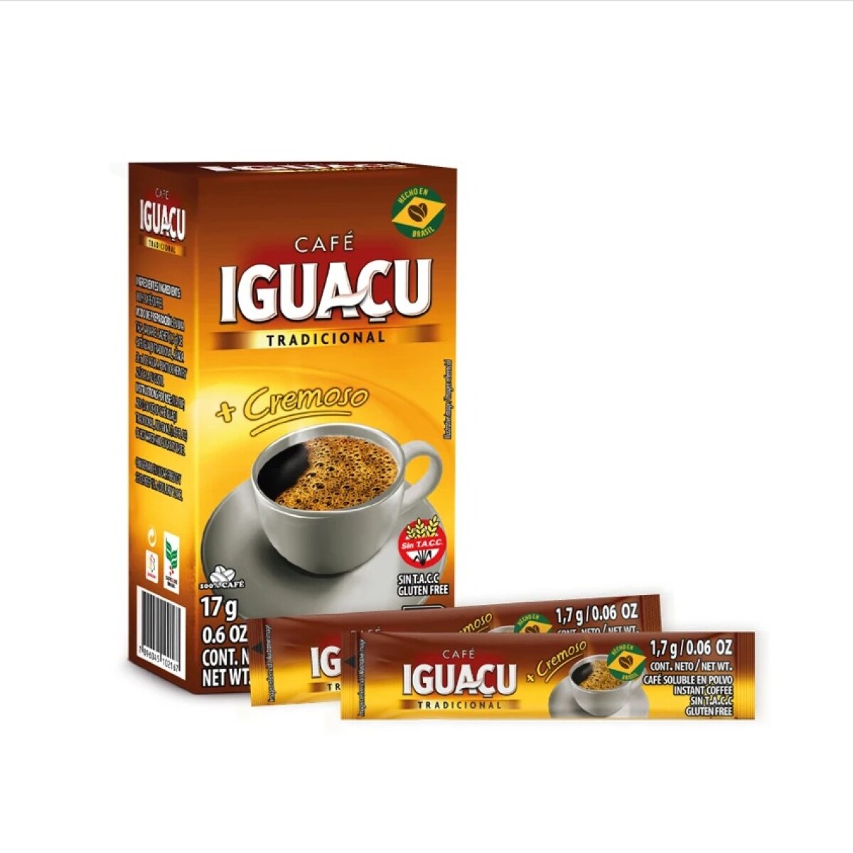CAFE IGUACU TRADICIONAL STICK X 10 