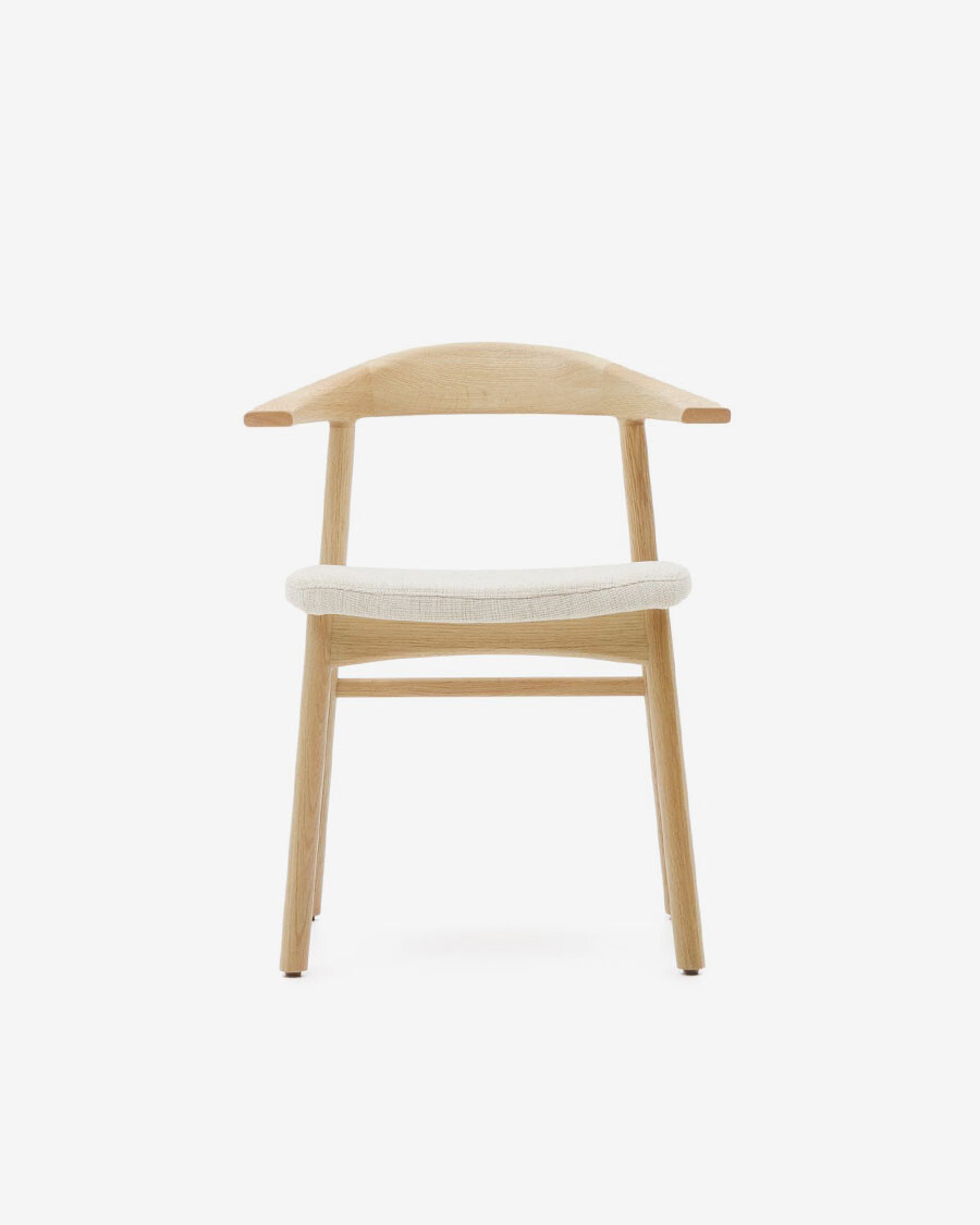 Silla desenfundable Timons de madera maciza de roble con acabado natural FSC Mix Credit Silla desenfundable Timons de madera maciza de roble con acabado natural FSC Mix Credit