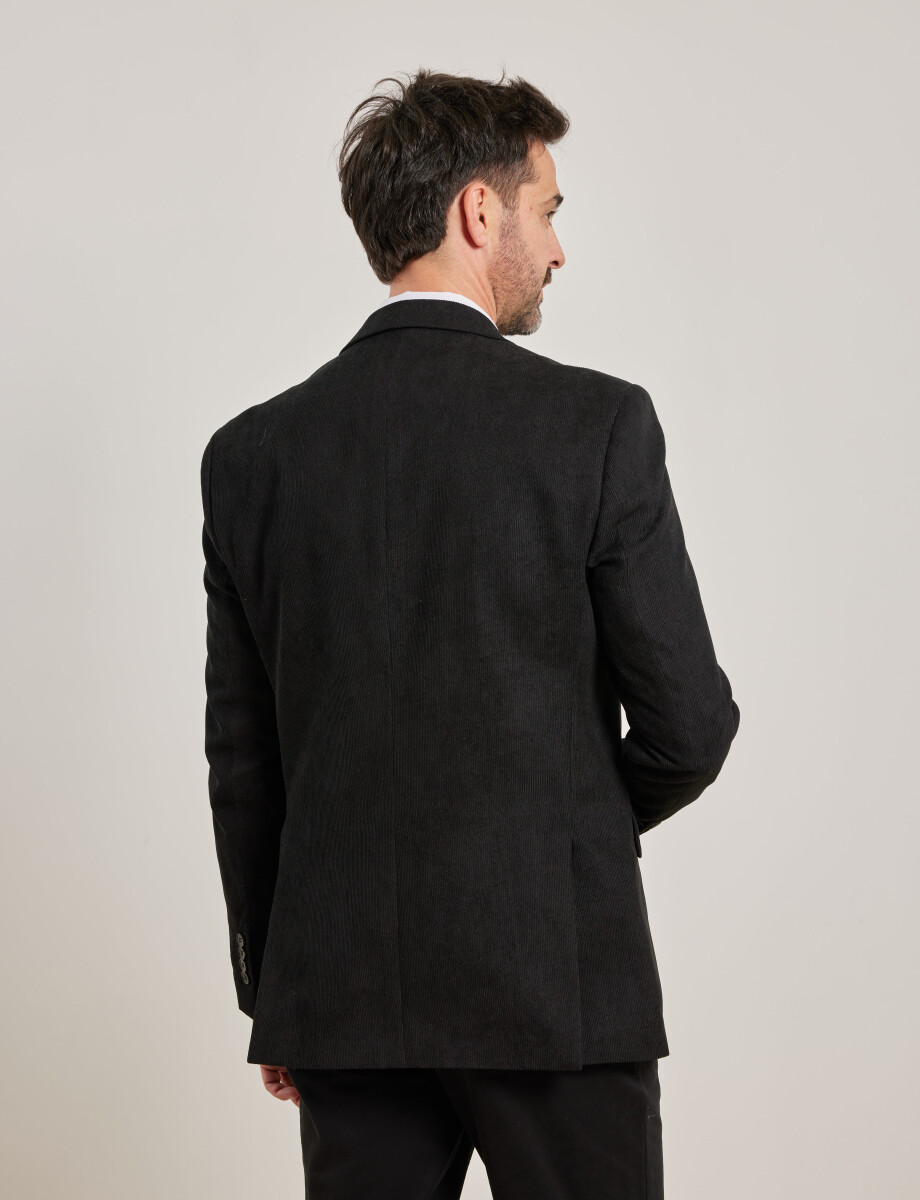 110602 SACO DE PANA HARRINGTON LABEL Negro