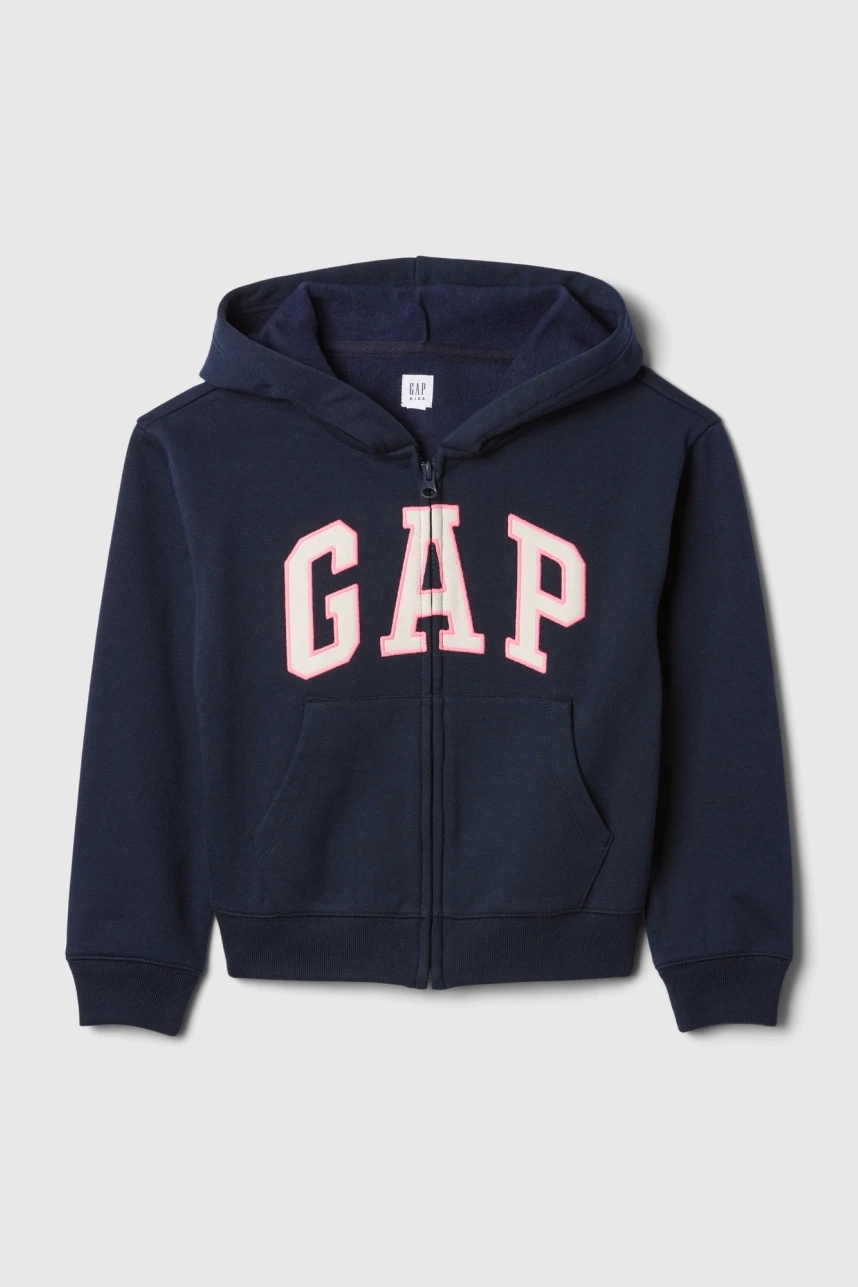 Canguro Logo Gap Con Felpa Niña Tapestry Navy