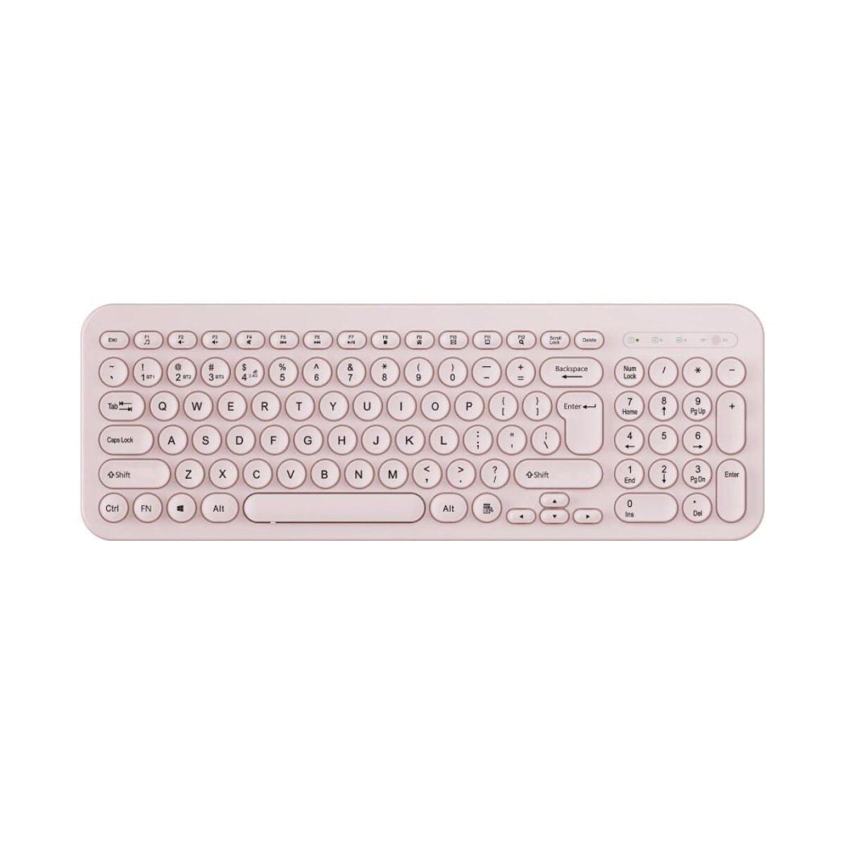 Teclado inalambrico K241 - rosa 
