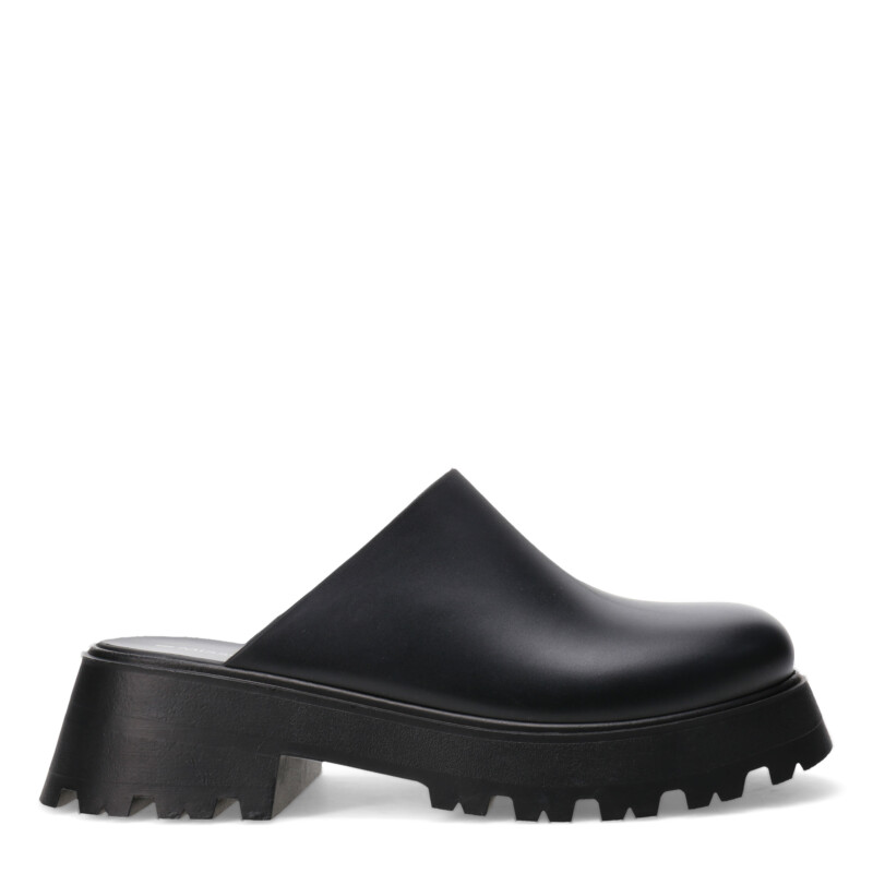 Zuecos de Mujer Miss Carol LIA con plataforma de goma Negro