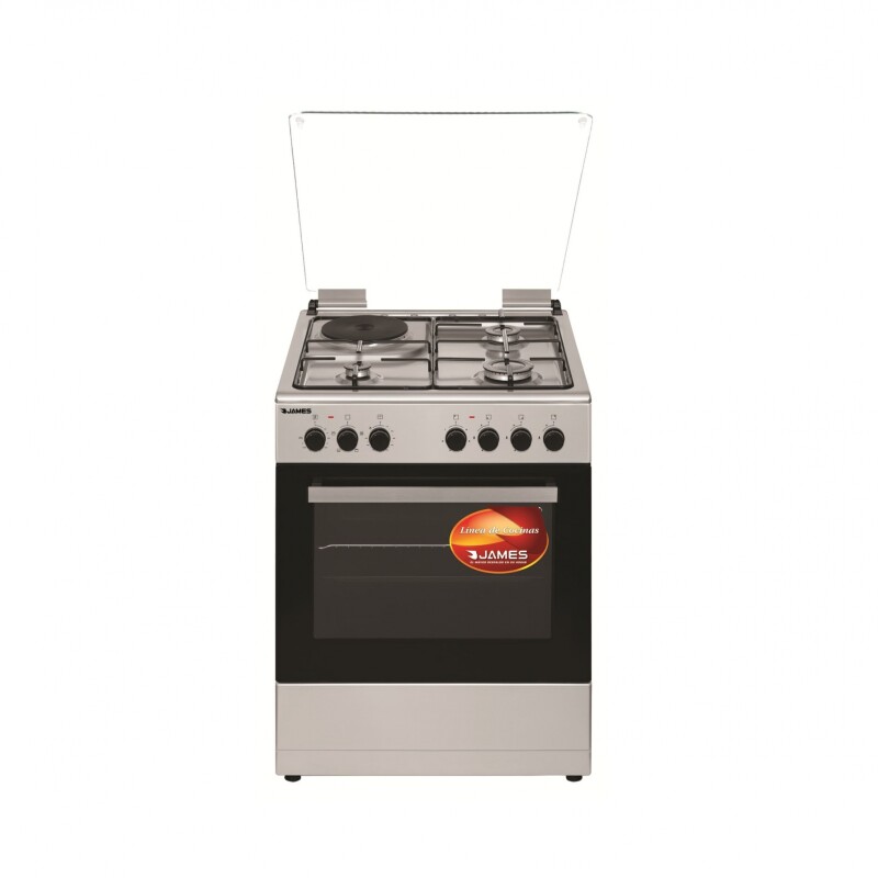 Cocina Combinada James 3 Hornallas + 1 Disco Inox C 221A TKS Cocina Combinada James 3 Hornallas + 1 Disco Inox C 221A TKS