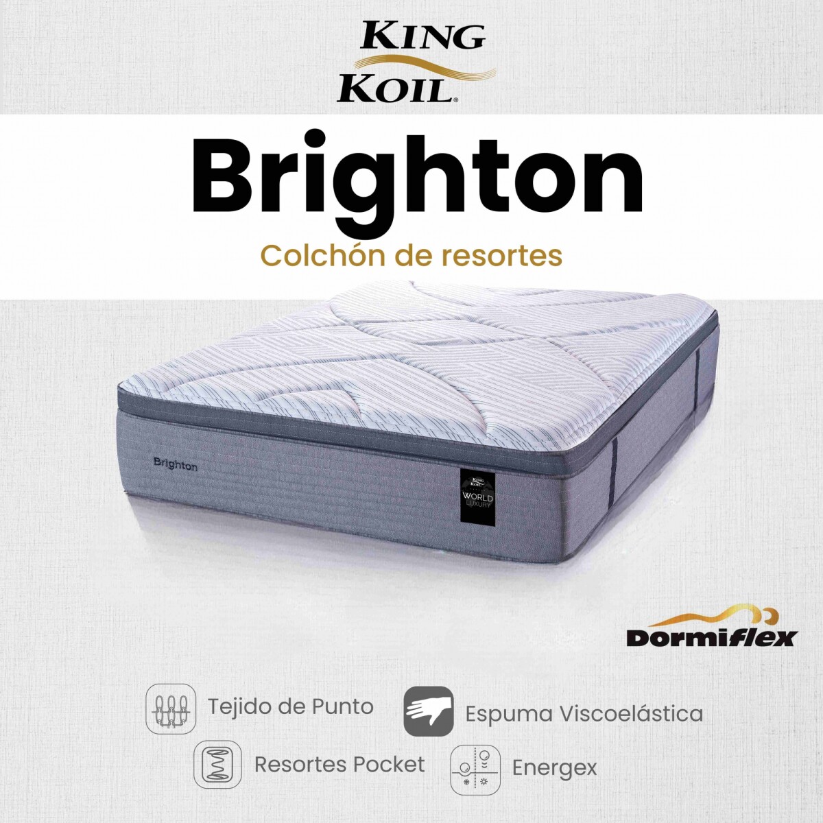 Colchón Brighton - King 180x200 