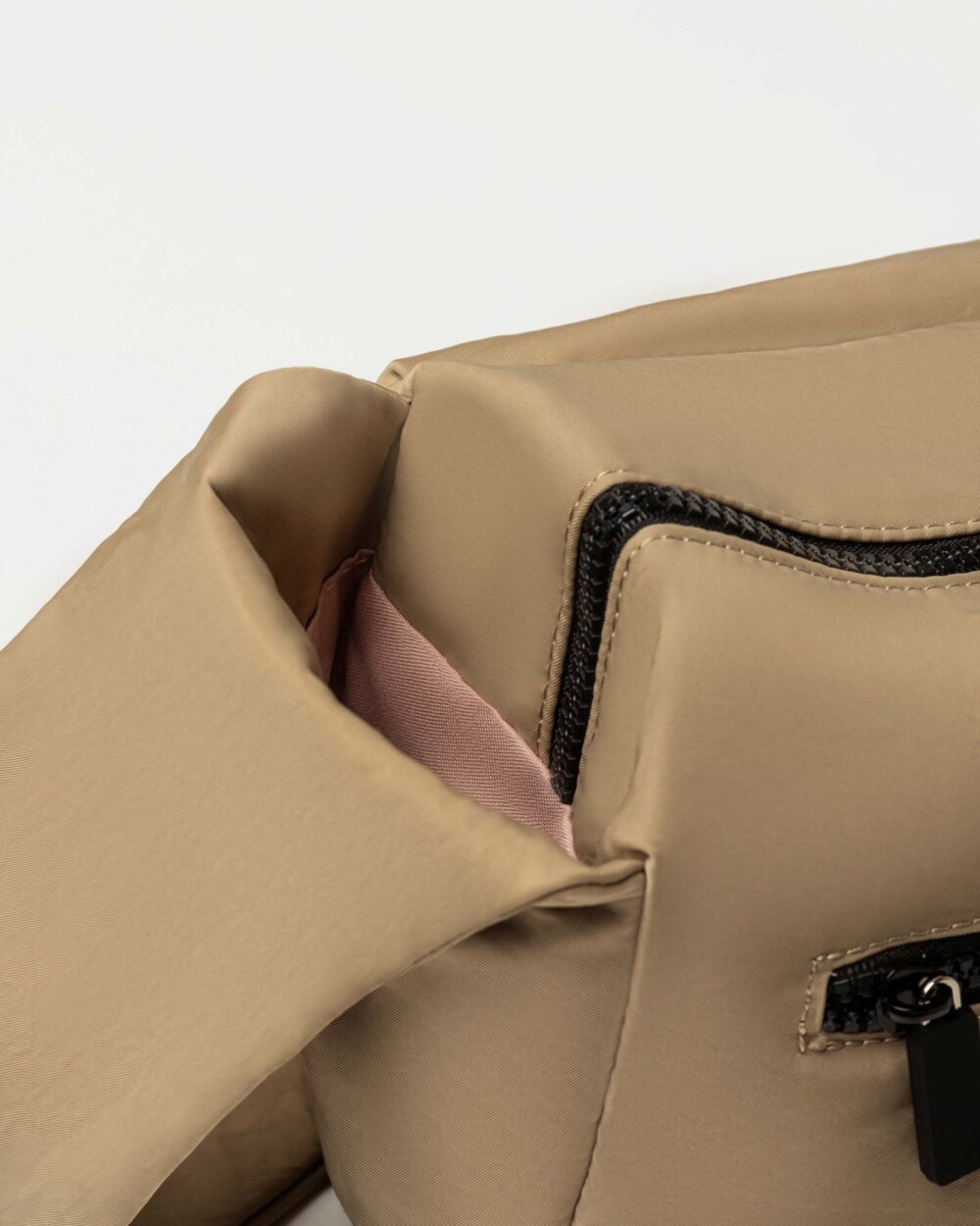 Bandolera Jet en nylon Unisex Taupe