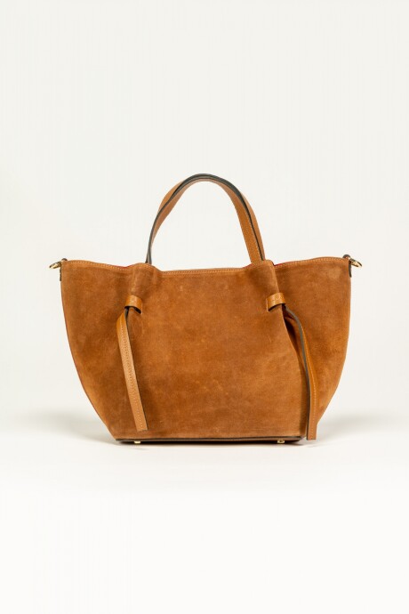 Cartera de gamuza Daily Tostado
