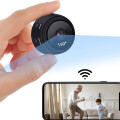 Mini Cámara Espía Inalámbrica 1080p Wifi Con Visión Nocturna Negro