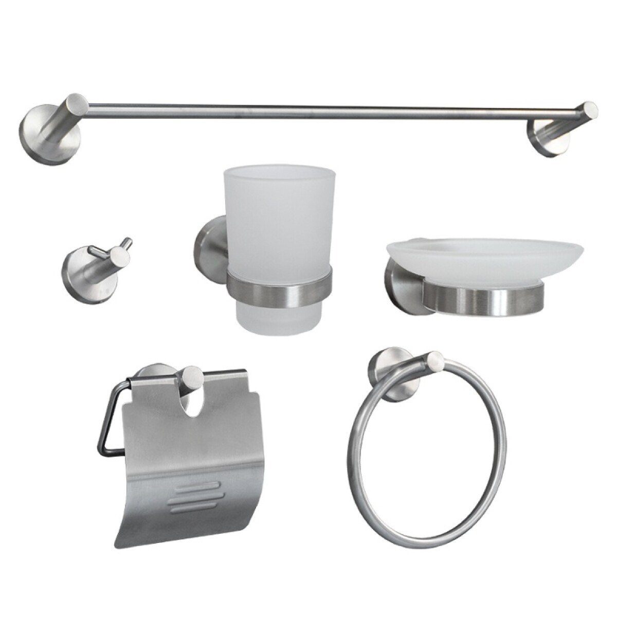 Kit Accesorios Candia Cromo 6 Pzs. 