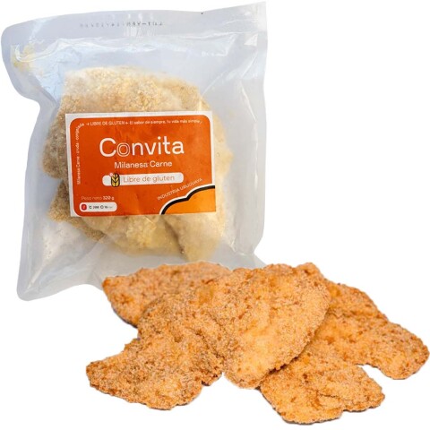 Milanesas de Carne Sin Gluten Convita 320g Milanesas de Carne Sin Gluten Convita 320g