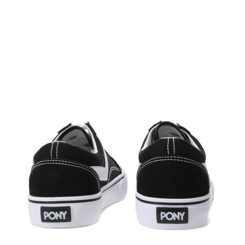 Championes Unisex PONY Casual Negro - Blanco