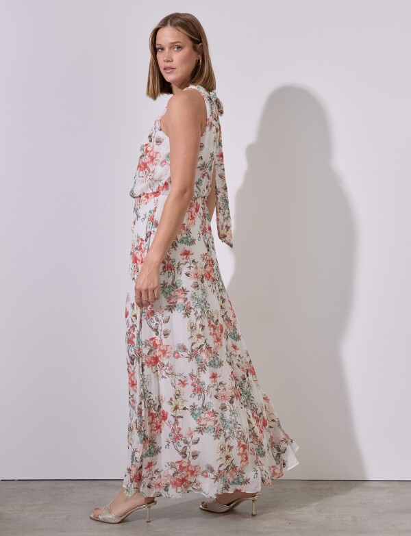 Vestido Maxi Spring CRUDO/MULTI