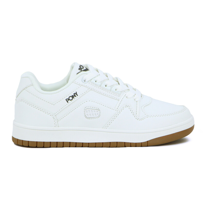 PONY LIFESTYLE M-100 BAJO MEN - WHITE/WHITE Blanco-Blanco