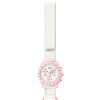 Reloj Skmei 1982PK Cronógrafo para Mujer con Correa de Lona Blanca Rosa