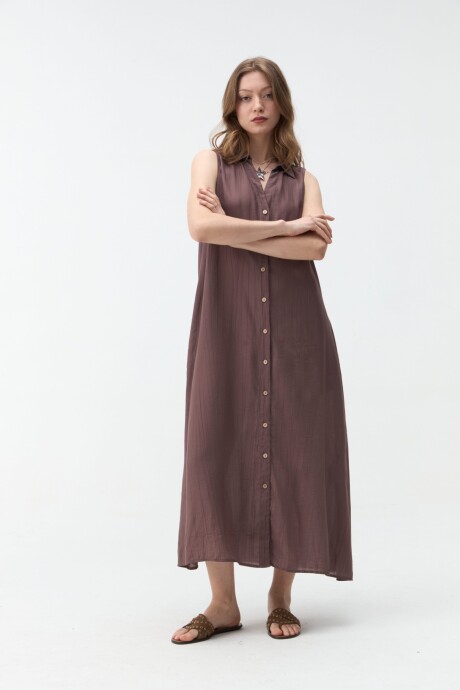 VESTIDO AVENIA Bordó
