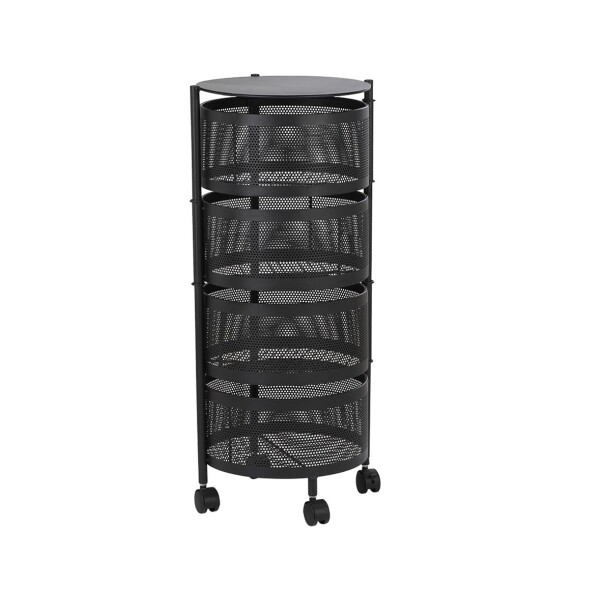 Carro Organizador Canastos 4 Estantes Cocina Baño Ruedas IMBACK Carro Organizador Canastos 4 Estantes Cocina Baño Ruedas IMBACK