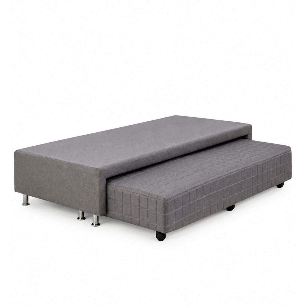 BASE BOX SOMIER C/AUXILIAR MODULAR GAVETA LINO 88X188 - LEPAL 