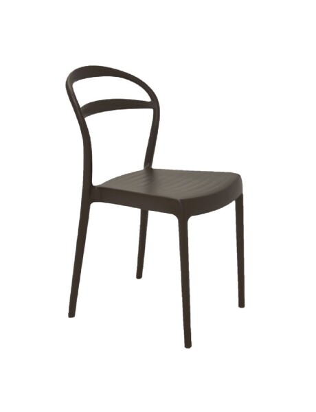 SILLA SISSI RESPALDO ABIERTO 43.5X52.5X80CM MARRON SILLA SISSI RESPALDO ABIERTO 43.5X52.5X80CM MARRON