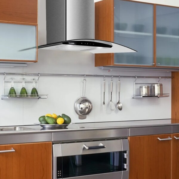 Campana Curva James 60 Cm Acero Inoxidable CAMPANA JAMES CURVA 60CM INOX 60004