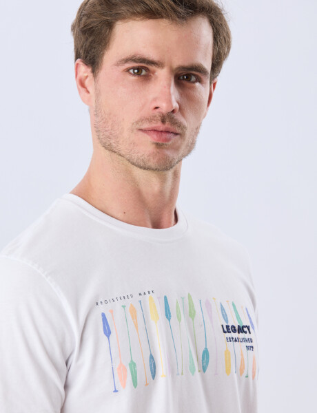 REMERA ESTAMPADA Blanco