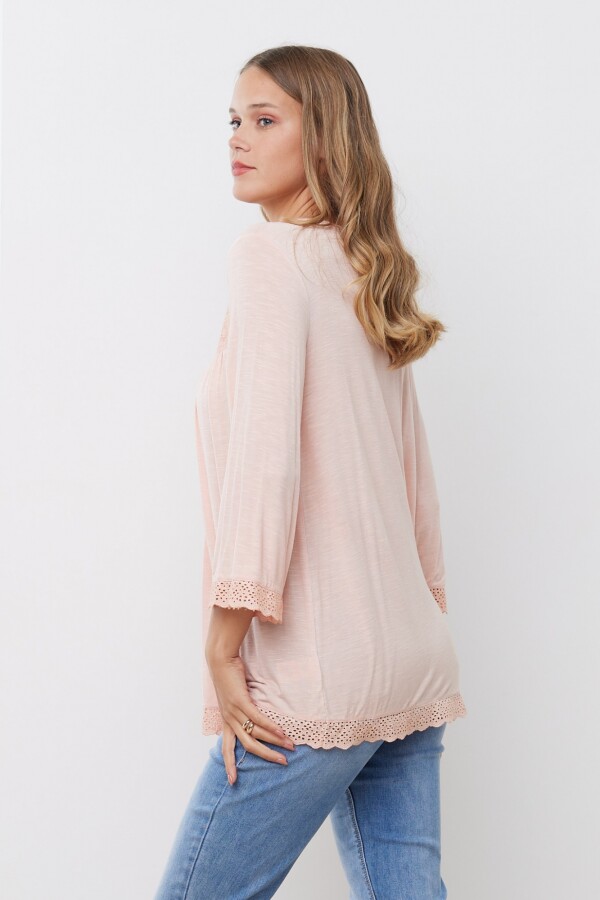 Remera Broderie CORAL