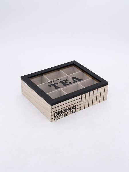 CAJA DE TÉ ORIGINAL MADERA