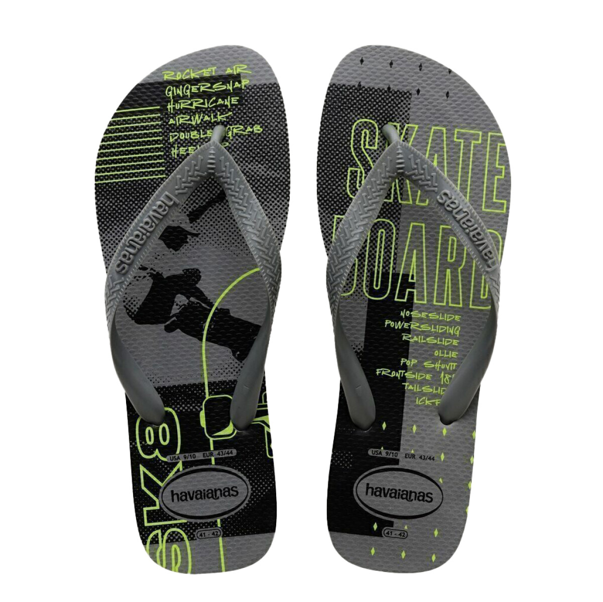 Sandalia de Hombre Havaianas Top Athletic Havaianas - Gris Grafita 