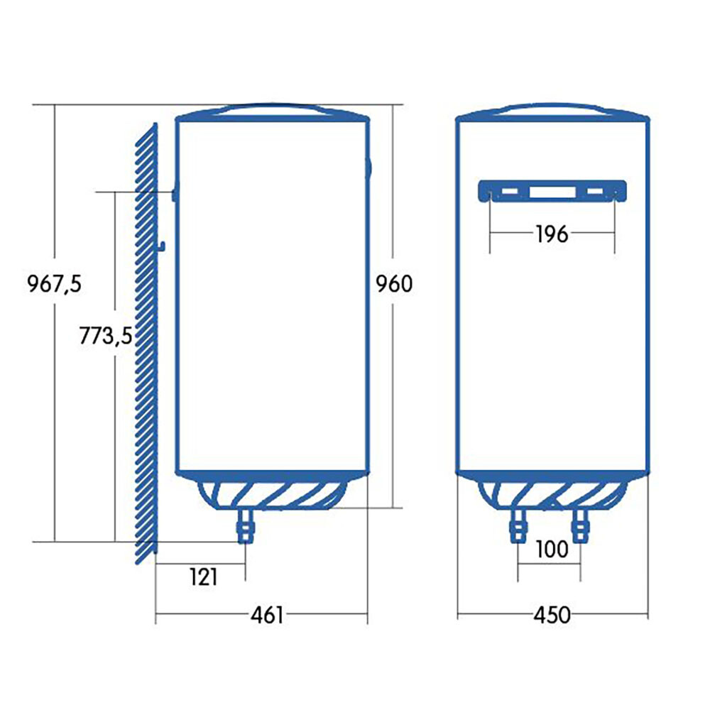 TERMOTANQUE STAND. 100 LTS. Termotanque Stand. 100 Lts.