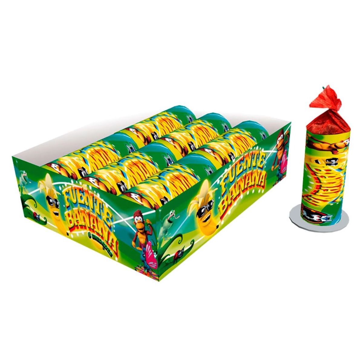 FUENTE BANANA 6PCS 