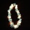 Collar Hawaiano Con Luz Liso Blanco