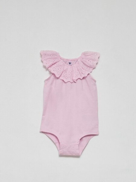 Body sin mangas con cuello Lila