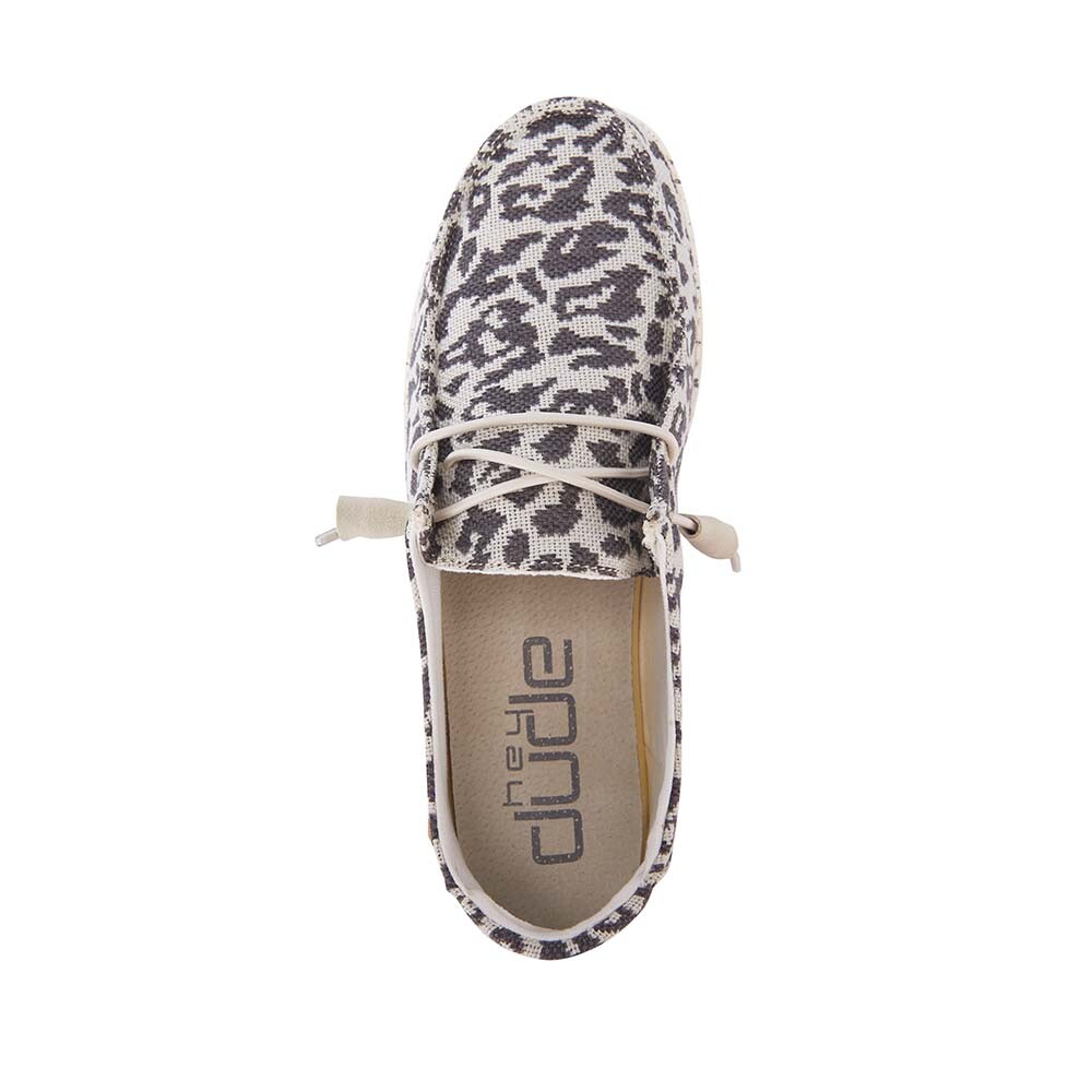 Wendy - Mujer Woven Cheetah Grey