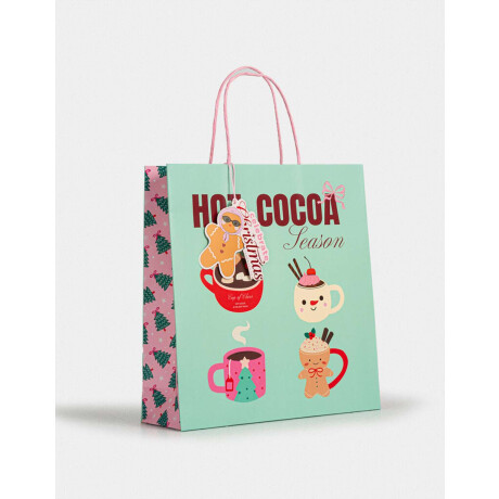 Bolsa De Regalo Navideña Combinacion Multicolor